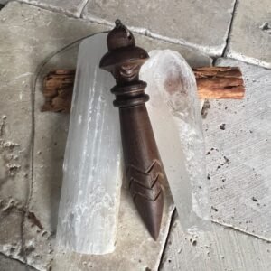 Péndulo Egipcio de Thot de Madera - Radiestesia y Sanación Energética con Lastre