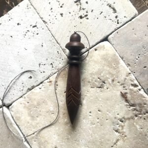 Péndulo Egipcio de Thot de Madera - Radiestesia y Sanación Energética con Lastre